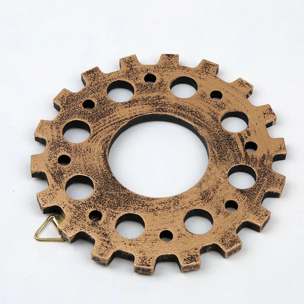 

Industrial Style 12cm Vintage Gear Wall Decor Lightweight for Home Bar Living Room Cafe Restaurant Wall Decoration Gear