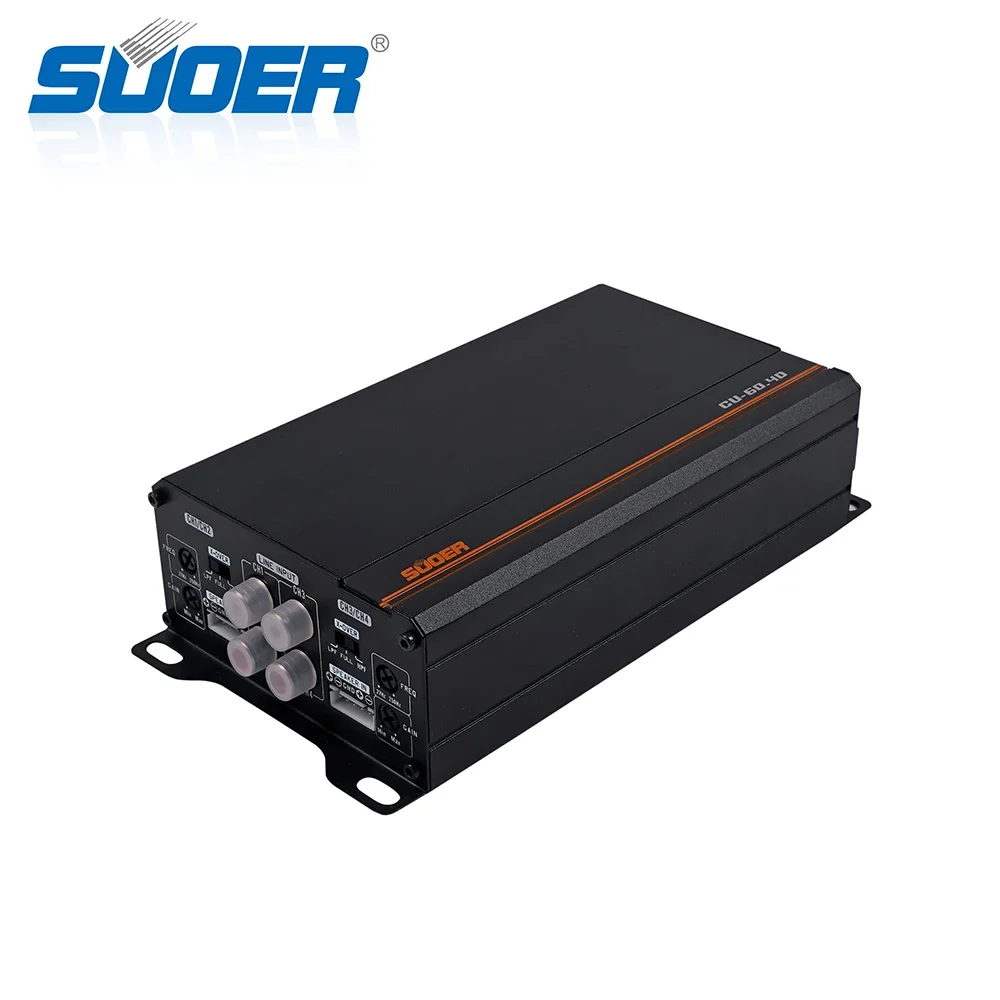 

Suoer CU-60.4 Europe Hot Sale Car Audio Amplifier 60 Watts Mini Size Auto Amplifier for Car