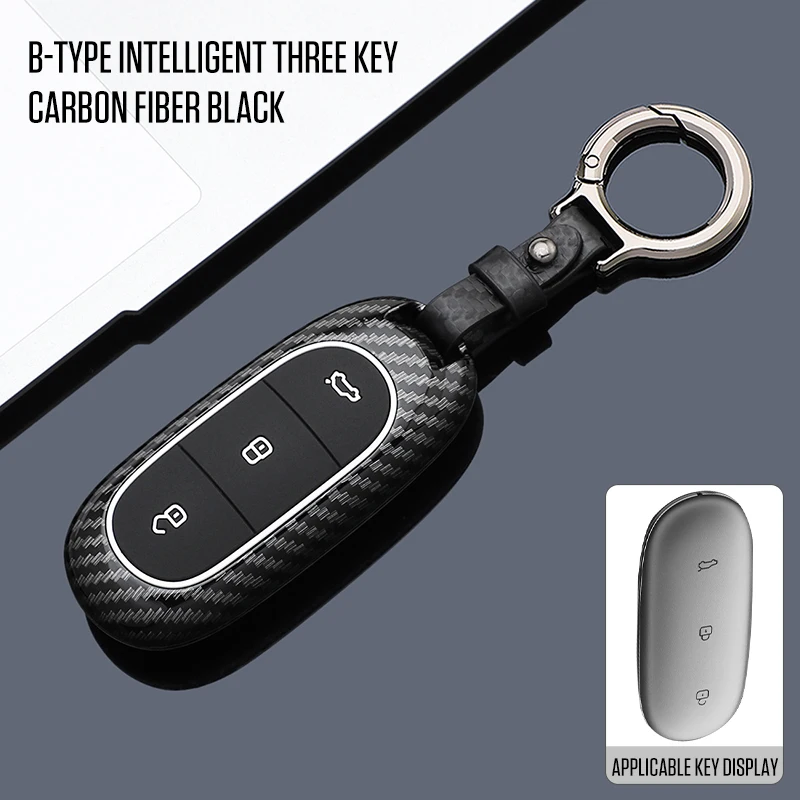 

For Auto ABS Plastic Car Key Case Cover Protector Shell Holder Keychain Accessories for LEADING IDEAL Li LiXiang L6 L7 L8 L9
