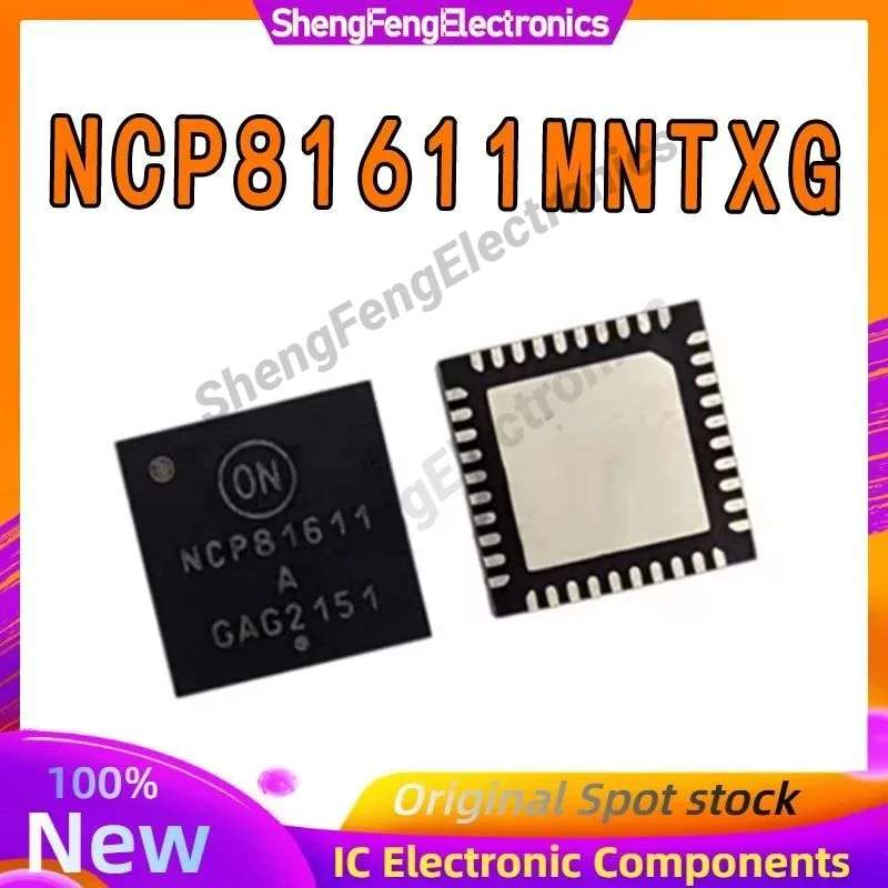 

5PCS NCP81611MNTXG NCP81611 QFN-40 IC Chip 100% New Original in stock