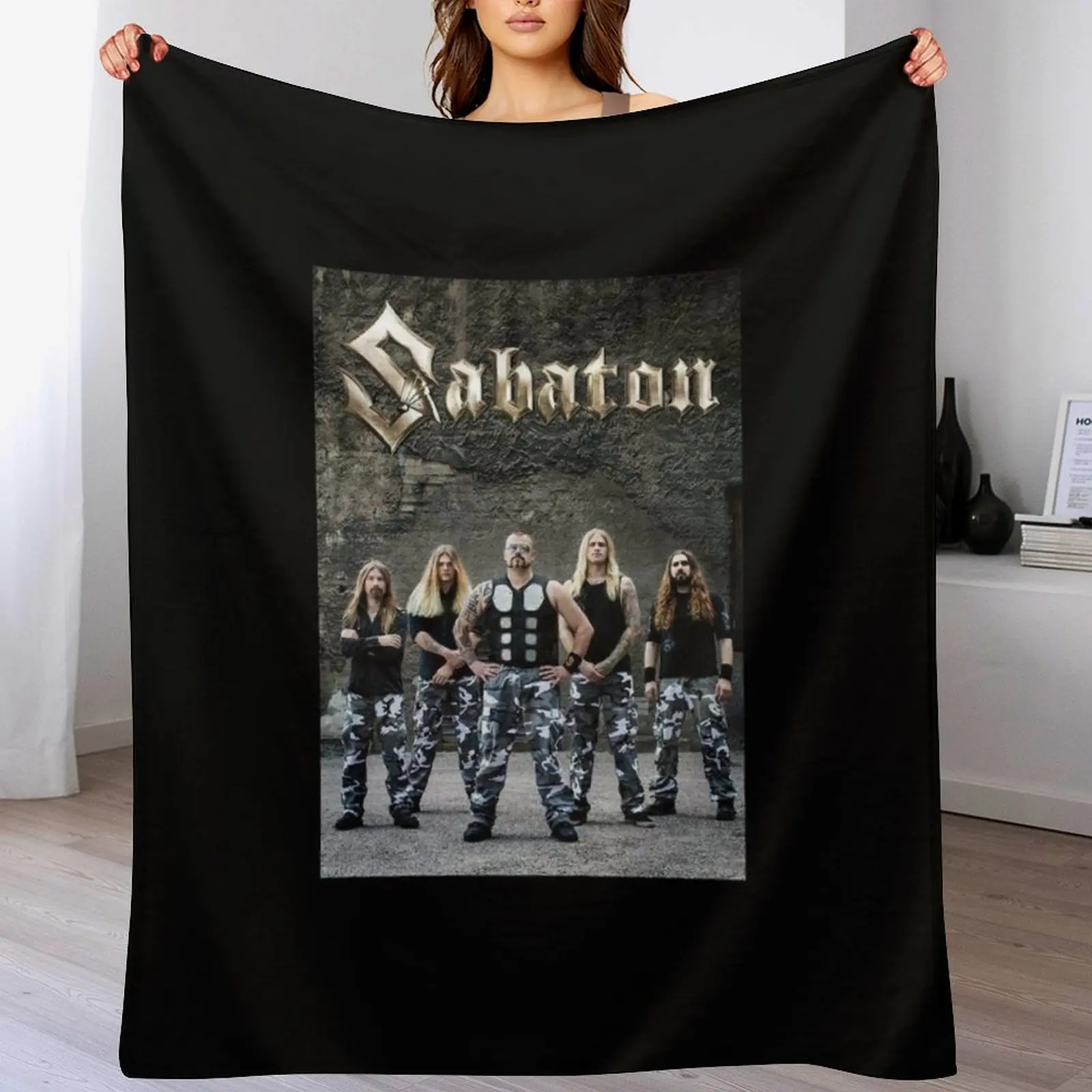 Sabaton Official merchandise - All available Throw Blanket Shaggy funny gift Blankets