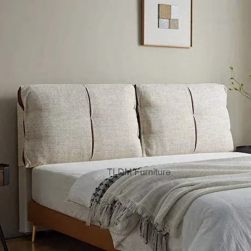 Washable Cotton and Linen Headboards for Double Bed Modern Removable Soft-padded Headboard Minimalist Bedroom Furniture for Home