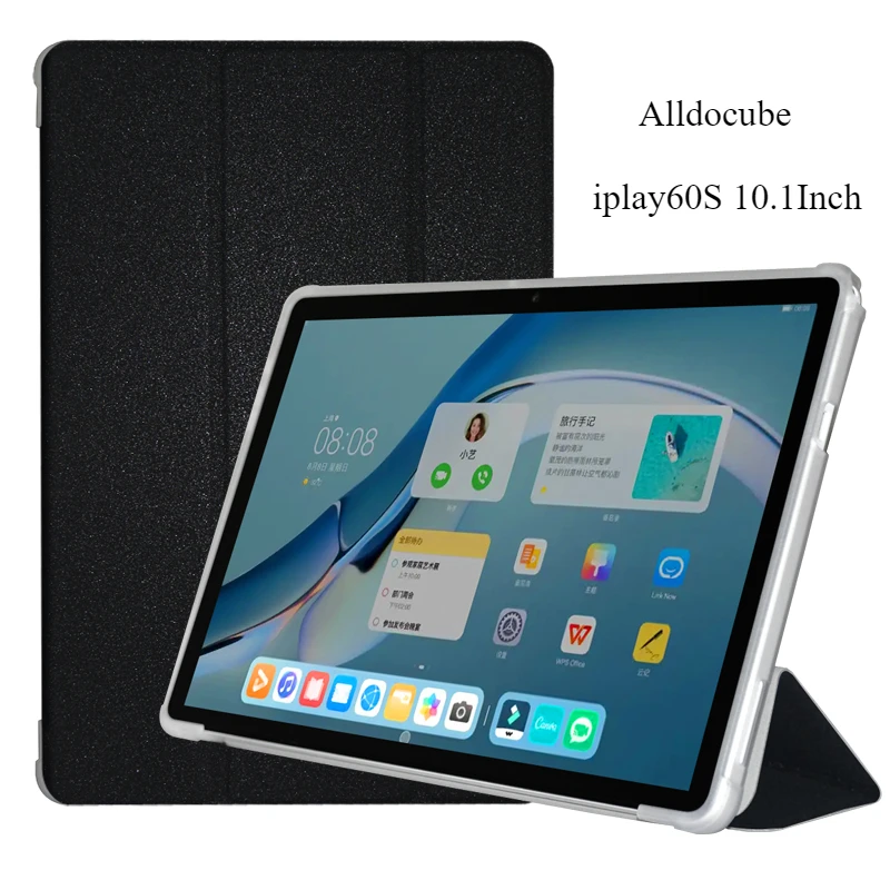 Ultra Thin Three Fold Stand Case For Alldocube iPlay60S 10.1inch Tablet Soft TPU Drop Resistance Cover For iplay60s Kids tablet