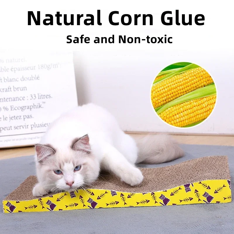 New Bowl Cat Scraper Sharpening Claw Cardboard Corrugated Board Scratch Resistant Scratch Toy Sofa Cushion Bed Grinding Nail Pad