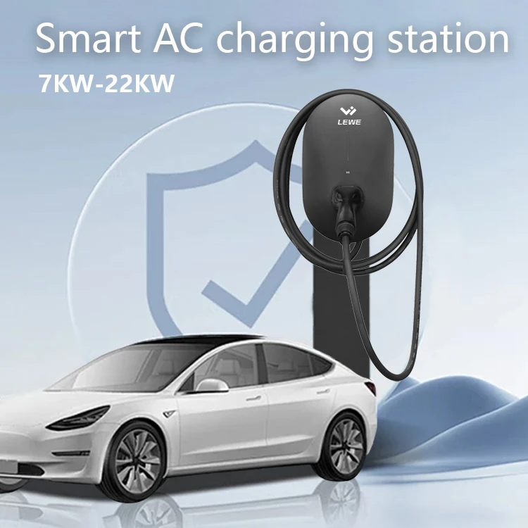 32A 7kW Electric Car Charger EV Charging Pile with Type 2 Plug