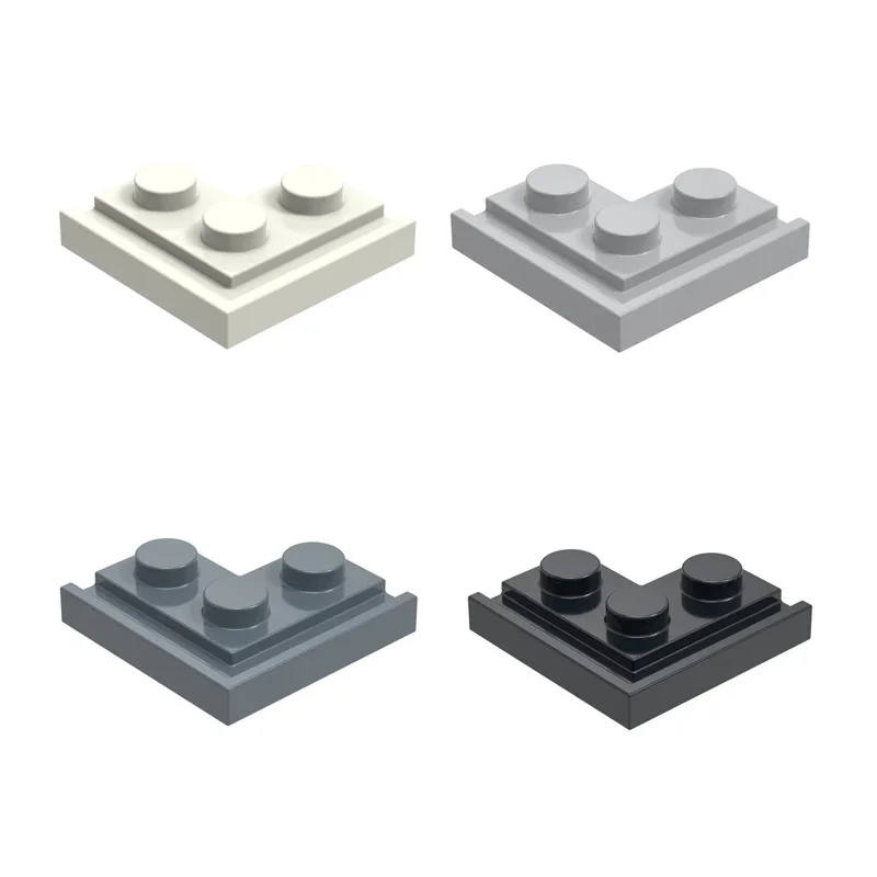 MOC 10PCS Special Modified 32028 Building Blocks Slotted Right Angle Three Holes Particle Idea DIY Toys Children Birthday Gifts