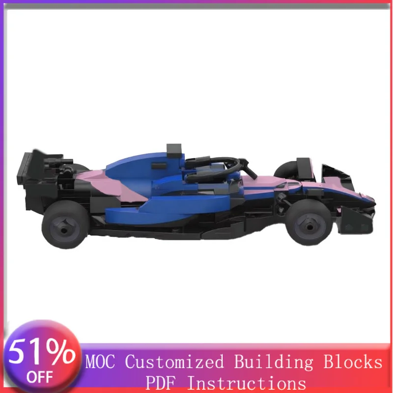 308 PCS Speed King Alpine A525 MOC Customize Modular Building Block Technology Popular Model Simple DIY Boys Holiday Toy Gifts