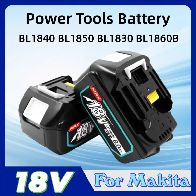 

18V 6.0Ah 18650 for Makita BL1840 BL1850 BL1830 BL1860B Power Tools Battery