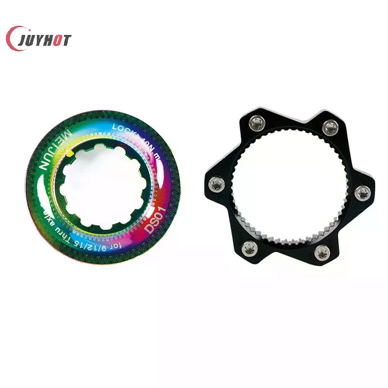 Bicycle Center Lock To 6 Bolt Rotor Lock Ring Adapter Road Bike Disc Brake Rotor Lock Cover Ring Converter For Bicycle