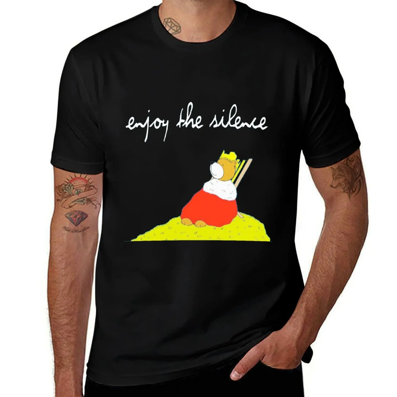 

Enjoy The Silence T-Shirt essential t shirt vintage clothes Man t-shirt tshirts personalised mens graphic t-shirts pack