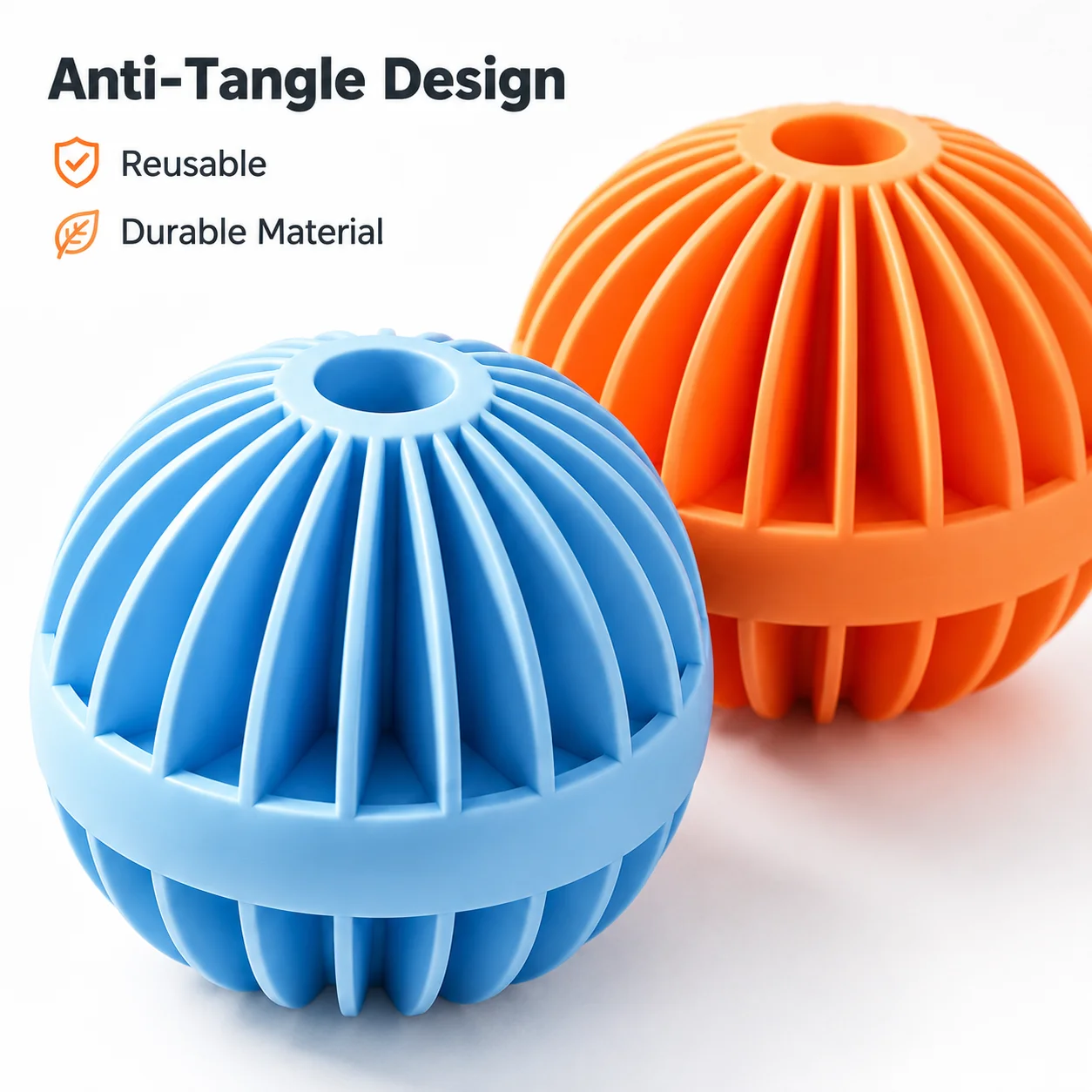 4Pcs Anti Tangle Laundry Balls Reusable Washing Machine Clothes Separator Laundry Helper for Clothes Bedding