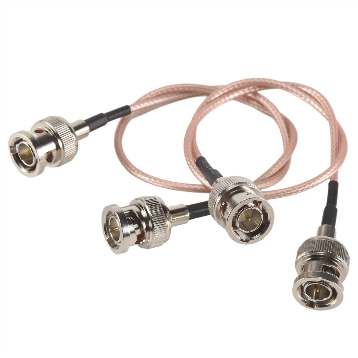 A59E 2Pcs 3G HD SDI Cable BNC Cable 30cm 75 Ohm for Cameras Video Equipment Supports HD-SDI 3G-SDI 4K 8K SDI Video Cable