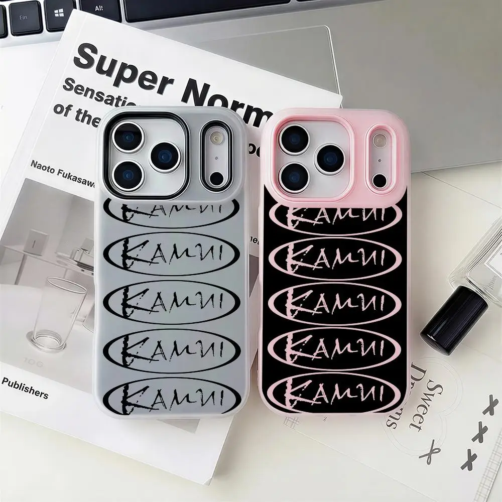 

Стильный чехол K-KamuiS 2-в-1: съемный прозрачный чехол с отделением для карт и фотографий для iPhone 12-17