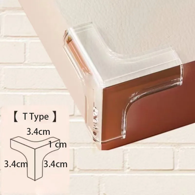 Silicone Table Corner Protector With Tape Bed Furniture Glass Table Baby & Kids Safety Equipment Anti-collision Edge Child Cover