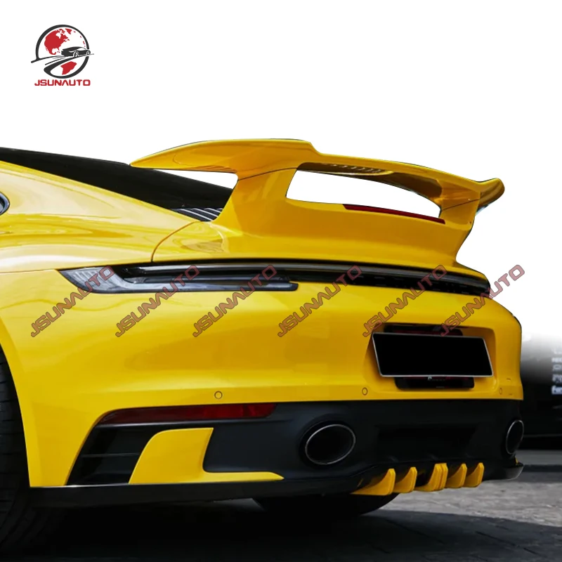 For Porsche 911 992 AC Style Rear Spoiler Carbon Fiber Accessoris  Rear Trunk Wing Tail For Porsche 911 Carrera 2018 2022 Kits