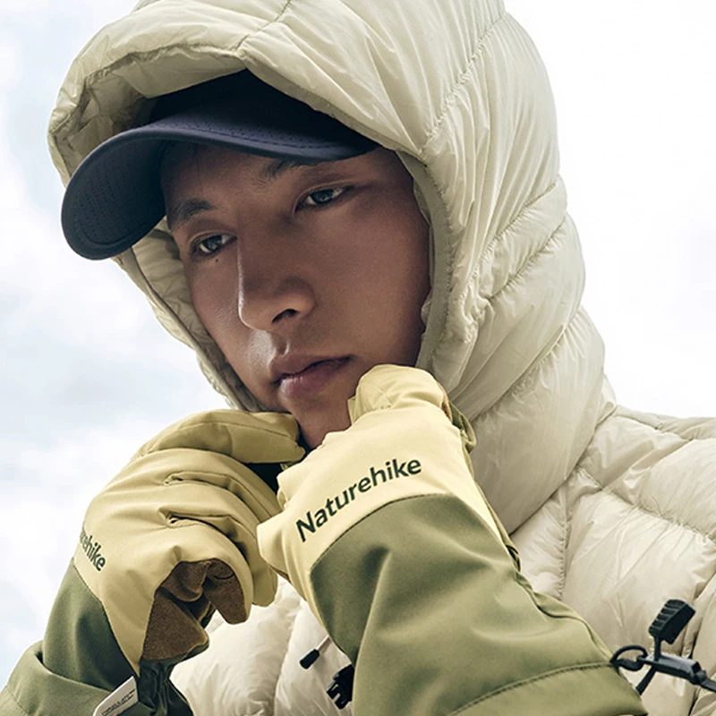 Naturehike 2025 قفازات الشتاء الجديدة خفيفة القطن الدافئة رجل يندبروف Handwear في الهواء الطلق الثلوج الحرارية حماية قفازات رياضية #2