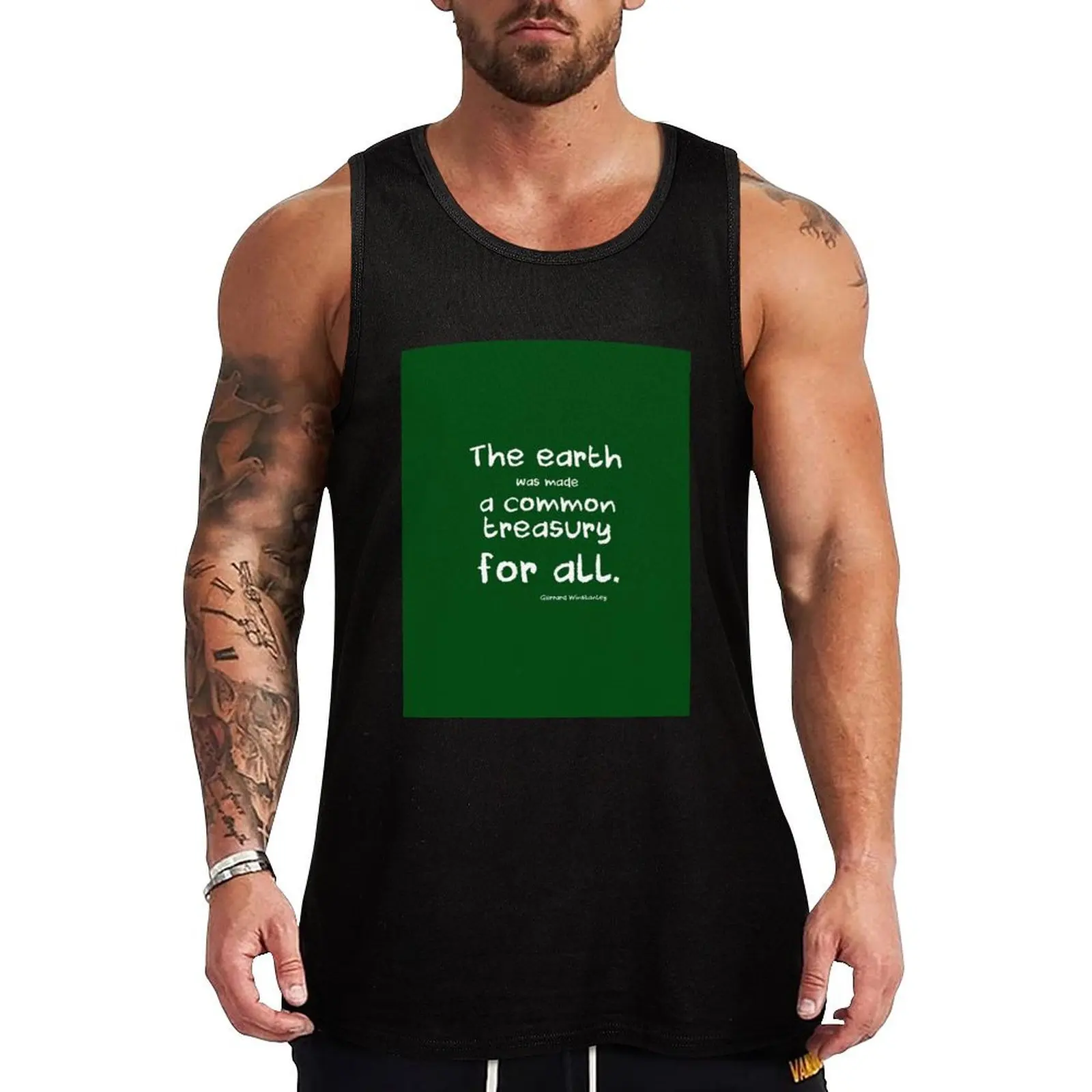Wigan Diggers Festival The Earth Was Made Design. Tank Top Beach Wear Tank Top Casual Loose Sleeveless Shirt