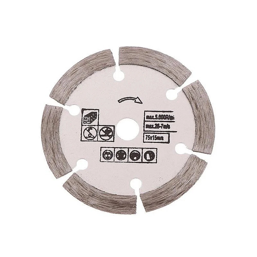 

3 "отрезной диск для камня, мини-пильное полотно, 75 мм, алмазное режущее полотно, керамический бетон, мрамор, резка для угловой шлифовальной машины, 1 шт.