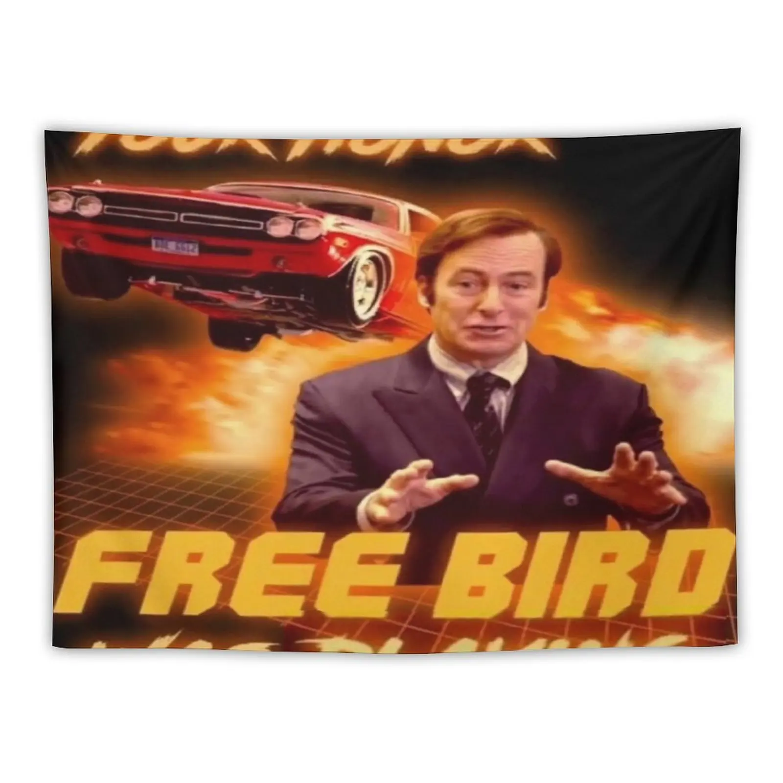 

New Saul Goodman Your honor free bird was playing Tapestry Tapestry Room Decoration Aesthetic Decoration Bedroom