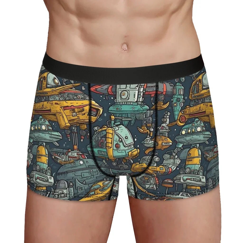 Meraviglioso Universo Silly Space Spaced-Out Mutande Mutandine traspiranti Intimo uomo Pantaloncini comodi Boxer Slip