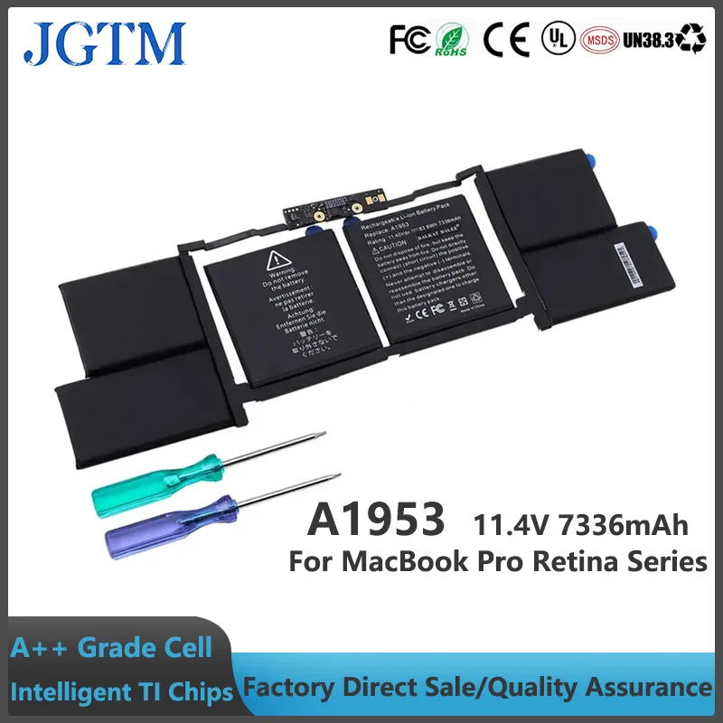 Imagem -01 - Bateria do Portátil para Macbook Pro A1990 A1953 A1990 A1990 Mid 20232023 Bateria de Substituição Polímero de Lítio Emc 3215 3359 15 Polegadas