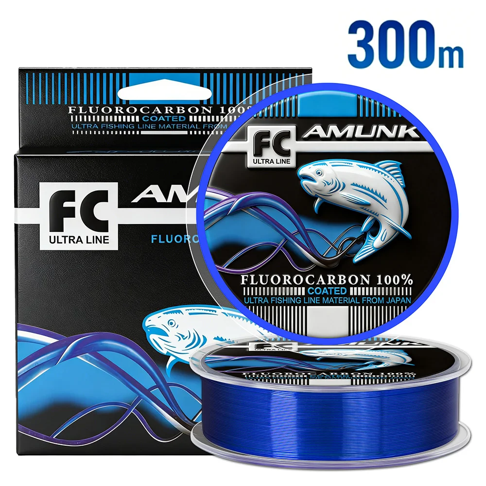 Thornsline 300m 100% Fluorocarbon-beschichtete Angelschnur Japan Super Starke Sinkende Monofilament-Vorfachschnur Abriebfester Draht