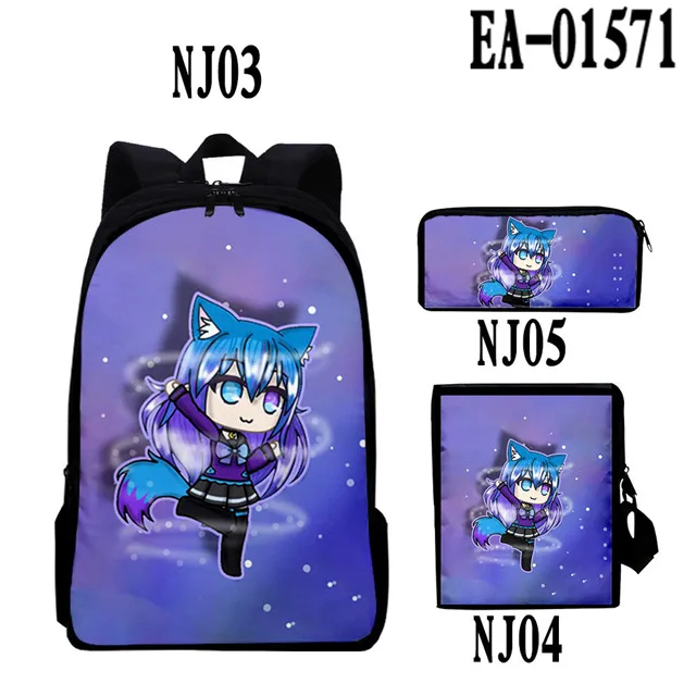 

Anime Gacha Life 3d Print Backpacks For Kids Cartoon Printed School Bags Boys Girl Primary Schoolbag Students Backpacks Gifts