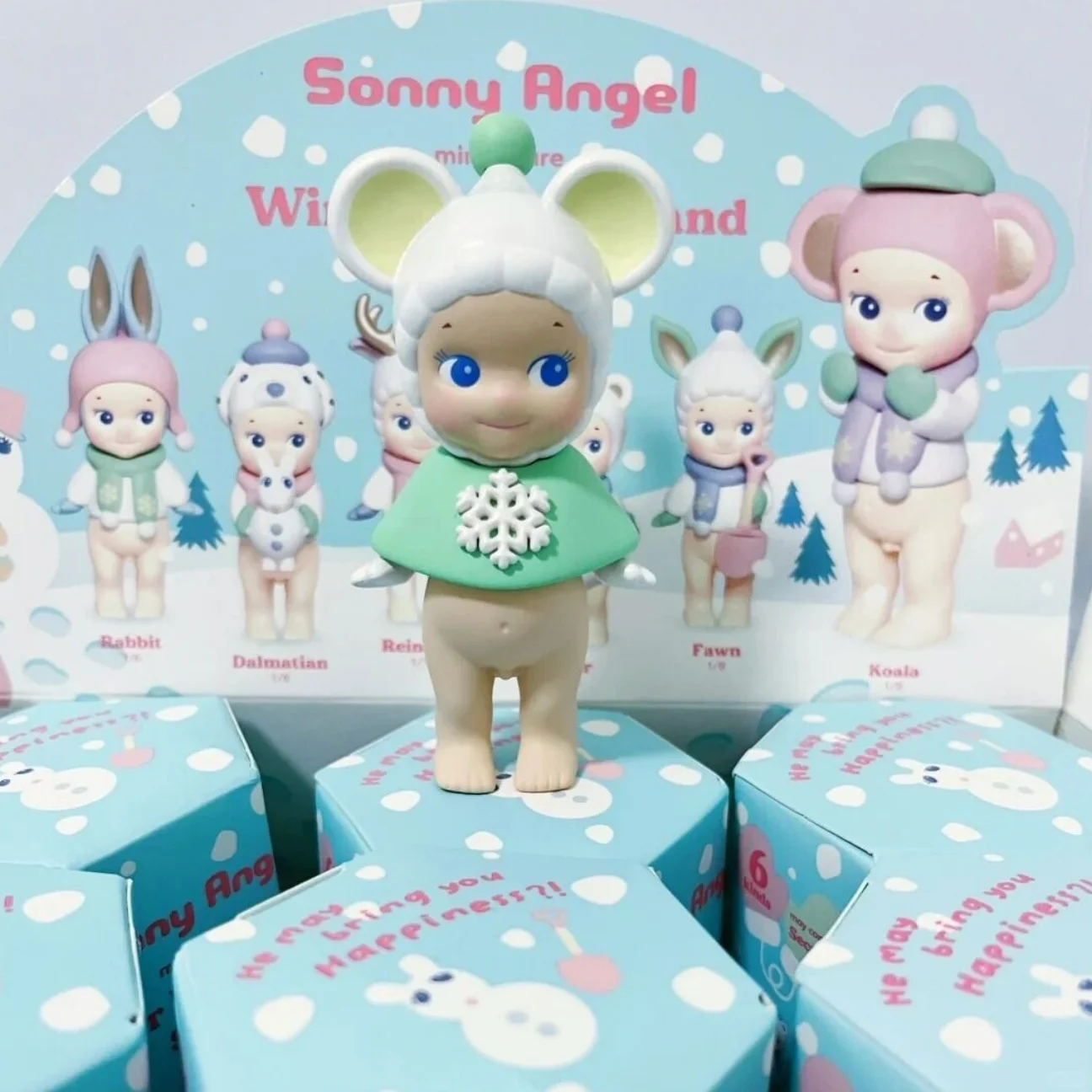 Kawaii Sonny Angel Mini Pop Blind Box Serie Speelgoedpop Modellen Auto-accessoires Computer Telefoon Decoratie Poppen