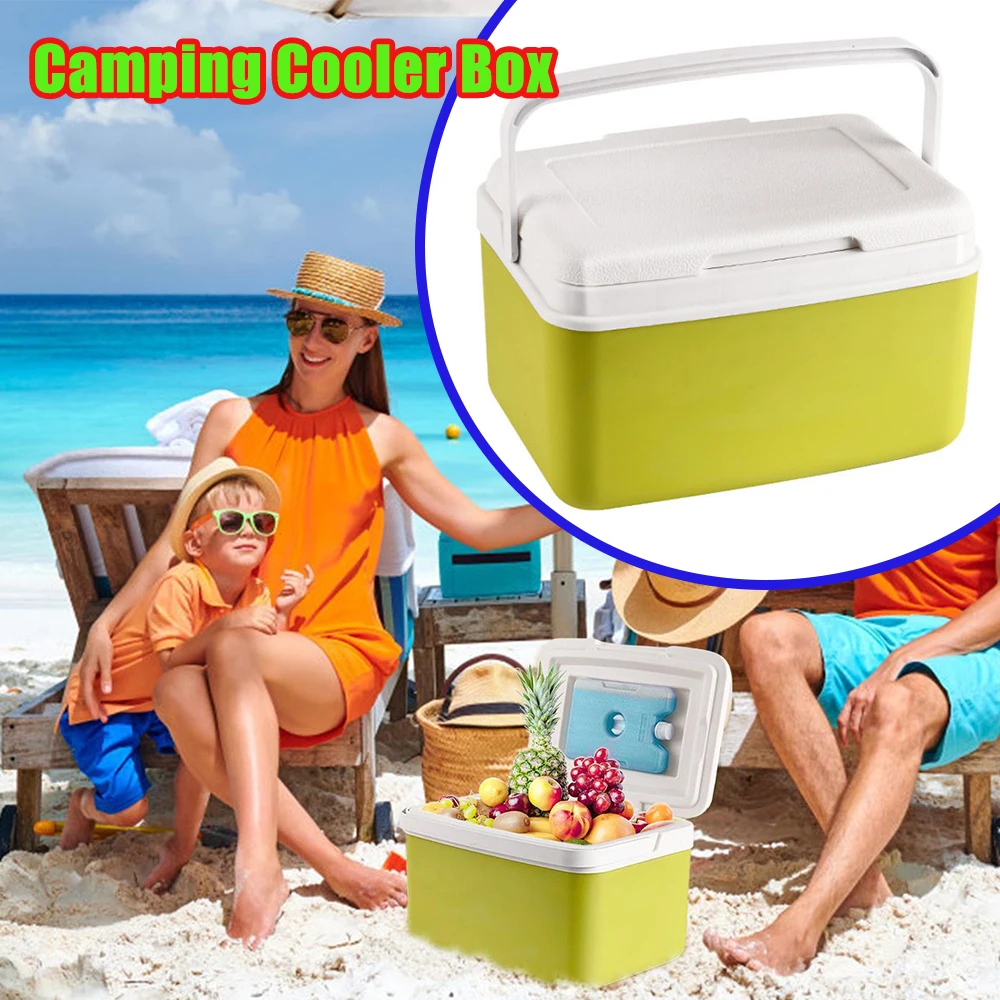 

Термоконтейнер-холодильник для кемпинга и активного отдыха с блоком льда, для сохранения свежести продуктов, для коммерческого использования в автомобиле