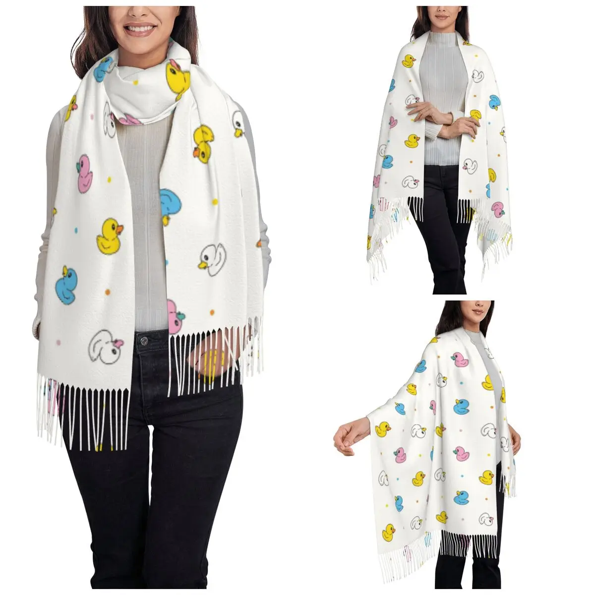 Women's Scarf with Tassel Cute - Pashmina Wrap Large avis et prix