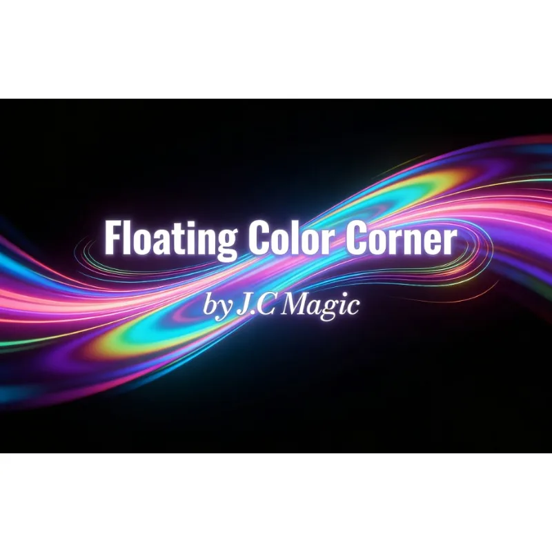 

Волшебный фокус «Плавающий цветной уголок» от Jc Magic: Профессиональный трюк с картами, визуальное исчезновение и возвращение цвета, реквизит для фокусов.