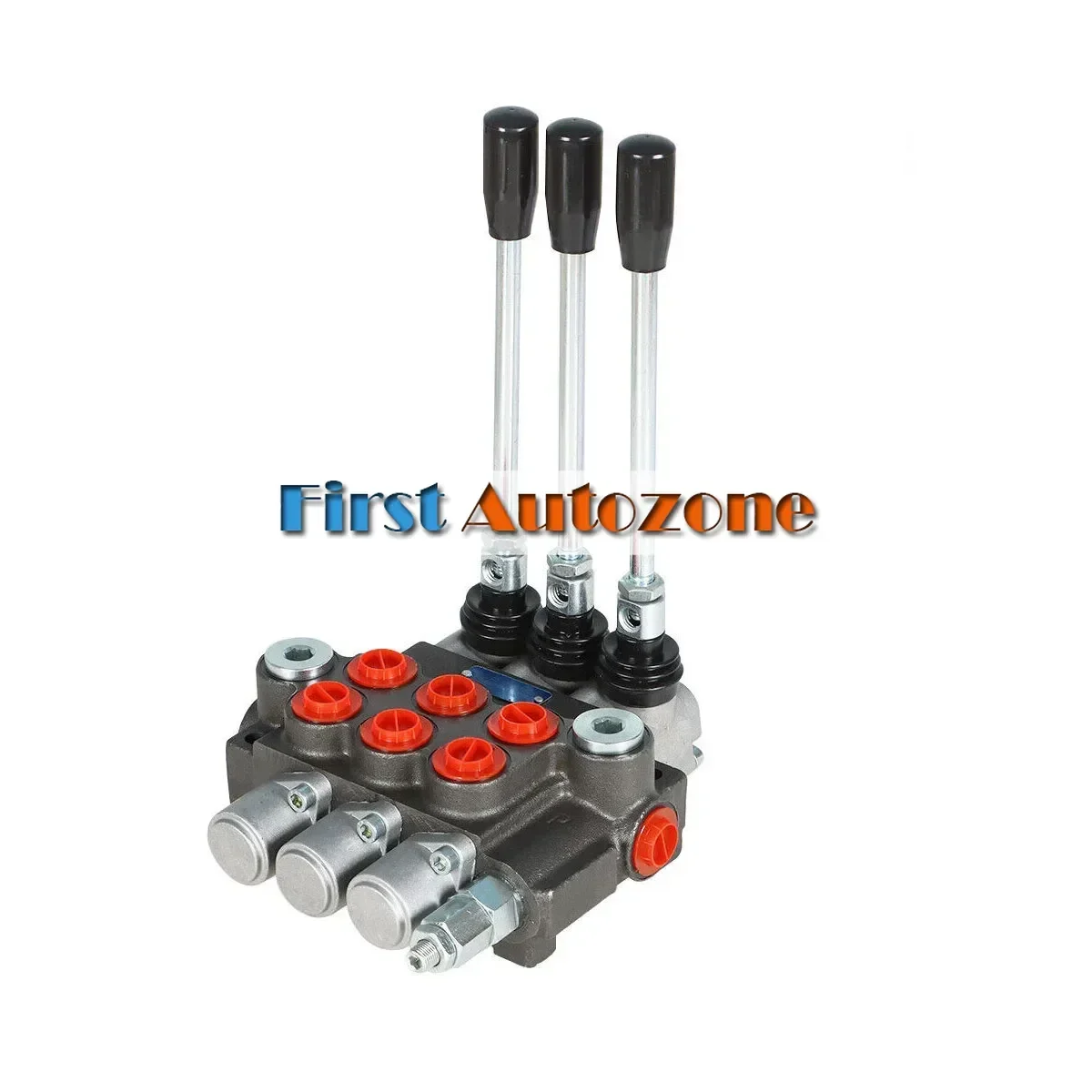 3 Spool P40 Hydraulic Directional Control Valve, Manual Operate 13GPM