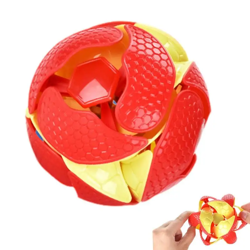 Color Flipping Ball Decompressions Toys Portable Colorful Switching Balls Child Birthday Gift Magic Ball Hand Throw Random Color