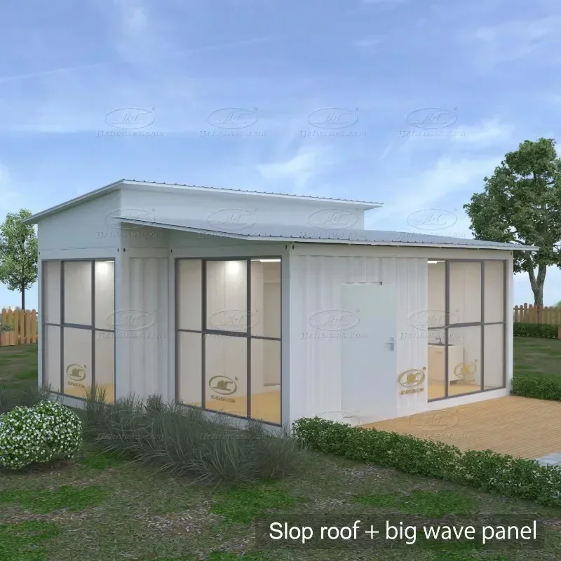 Containers House 3 in Rooms Tiny Container Livable House with Bathroom Flat Pack Container House