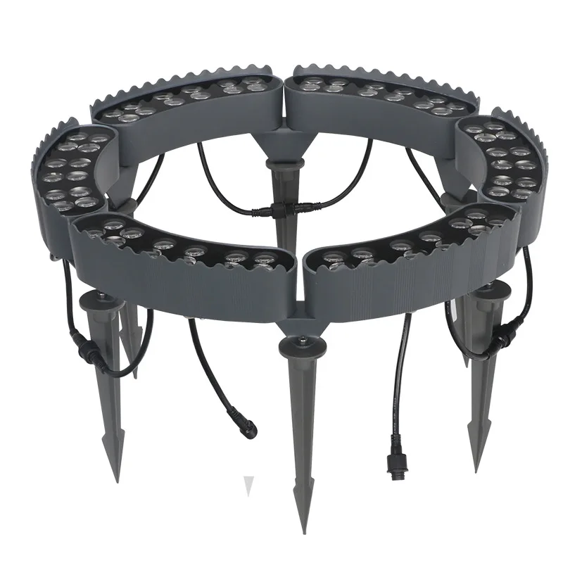 Solar Tree Hugging Light DC24V Outdoor Waterproof LED Landscape Decoration Can Ring Tree Lighting