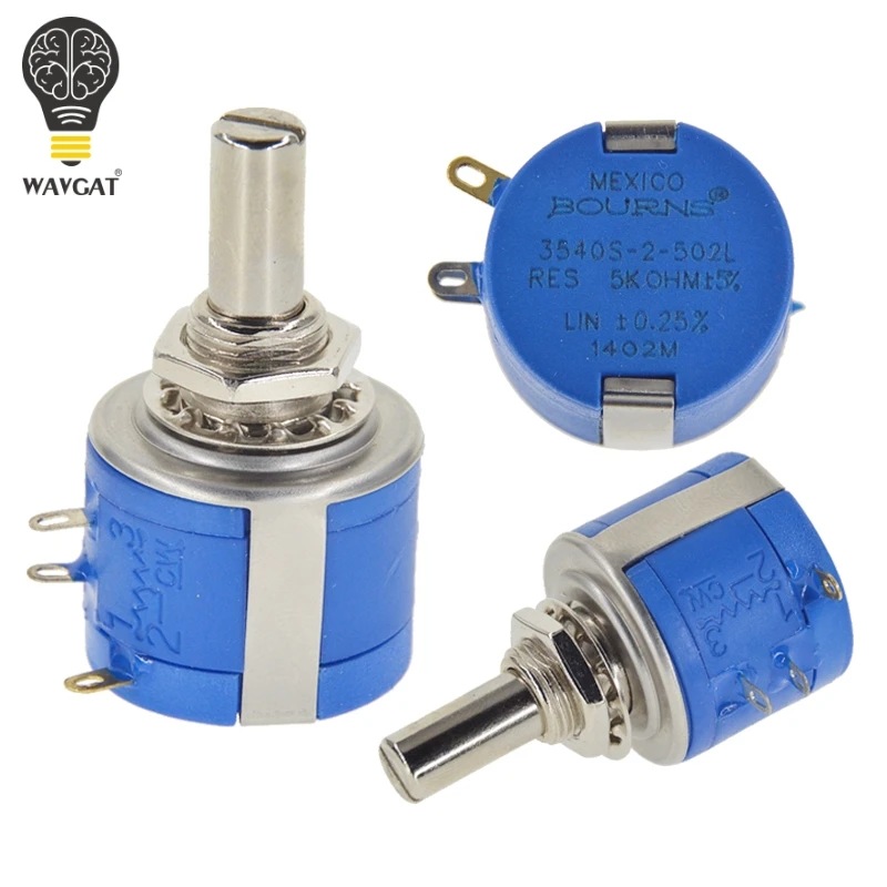 3540S-2-502L 3540S-2-103L 3540S 5K ohm 2W 5% Precision Multiturn Potentiometer Adjustable Resistor