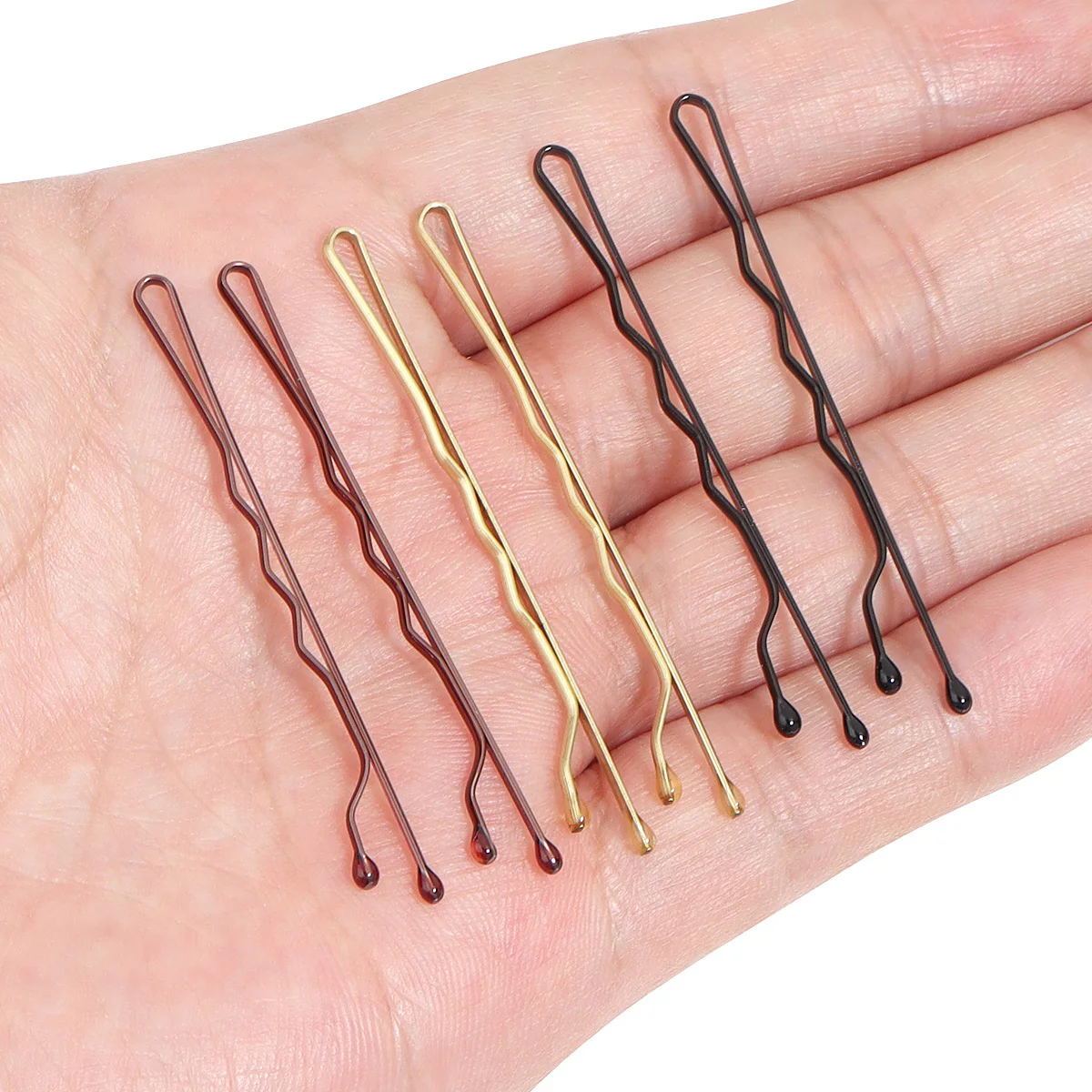 50pcs/lot Classic Hairpins 5cm Invisible Black Wave Hair Clips Metal Barrettes Hairstyling Tool For DIY Girls Hair Accessories image 5