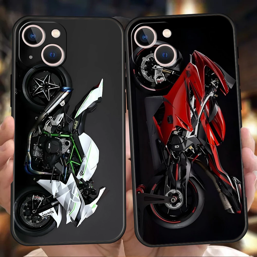 Sport D-Ducaties Cool Motorrad Phone Case Cover for iPhone 16 15 14 13 12 Pro Max 11 Pro Max 7 8 Plus XS XR Soft TPU Shell Capas