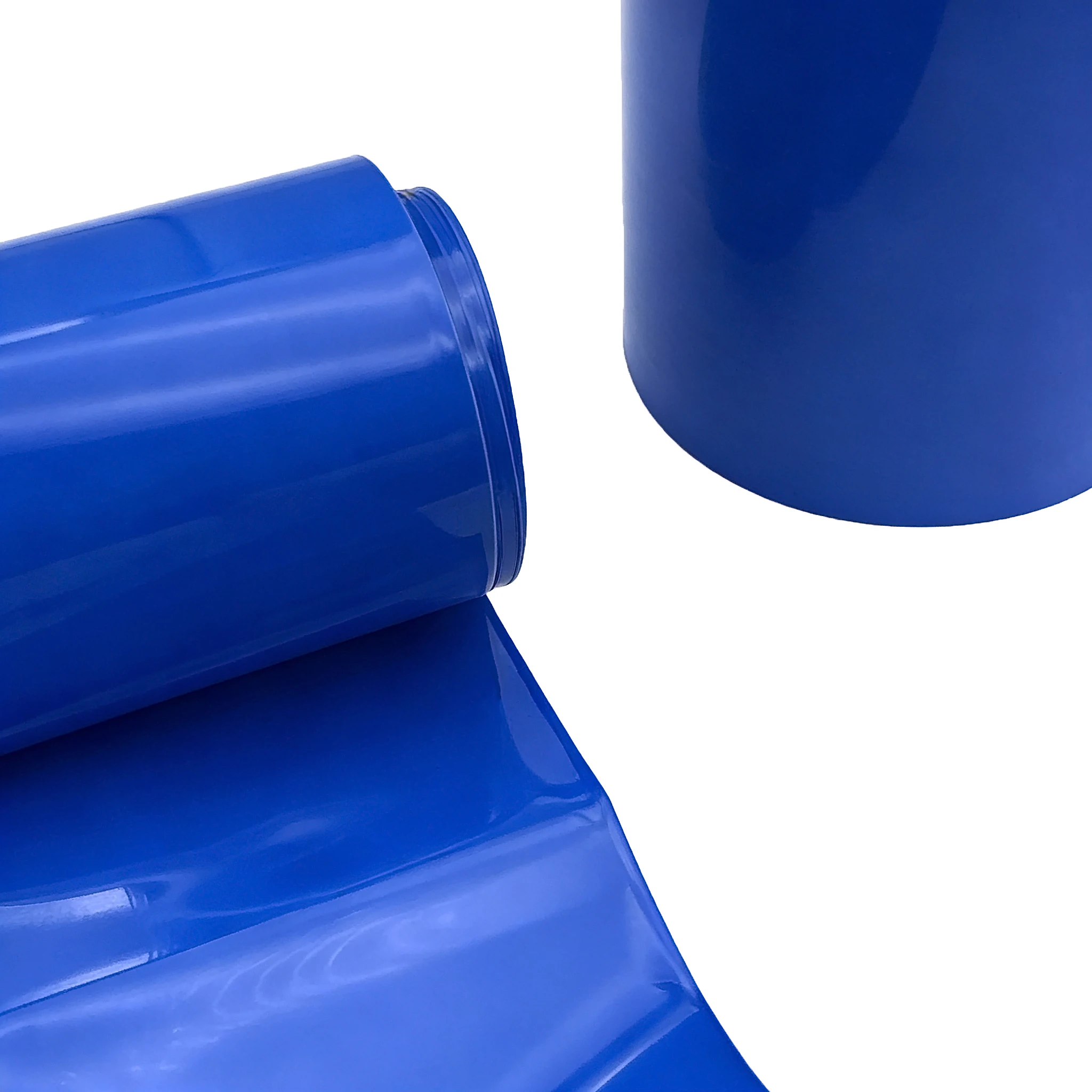 1-10 Meters Blue PVC Heat Shrink Pipe with a Width of 30-300 Millimeters, Corrosion-resistant and Prone to Shrinkage