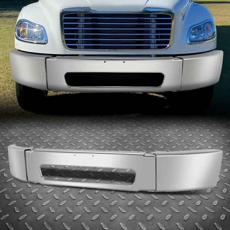 US For 03-21 Freightliner M2 112 106 Business Class Front Bumper Face Bar Chrome