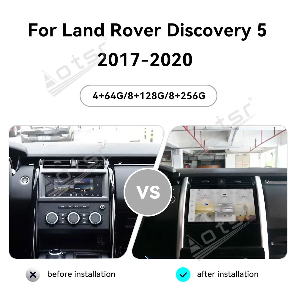 12.3’’ Android 13 Carplay For Land Rover Discovery 5 2017-2020 GPS Navigation Car Radio HD Touch Screen Multimedia Auto Stereo
