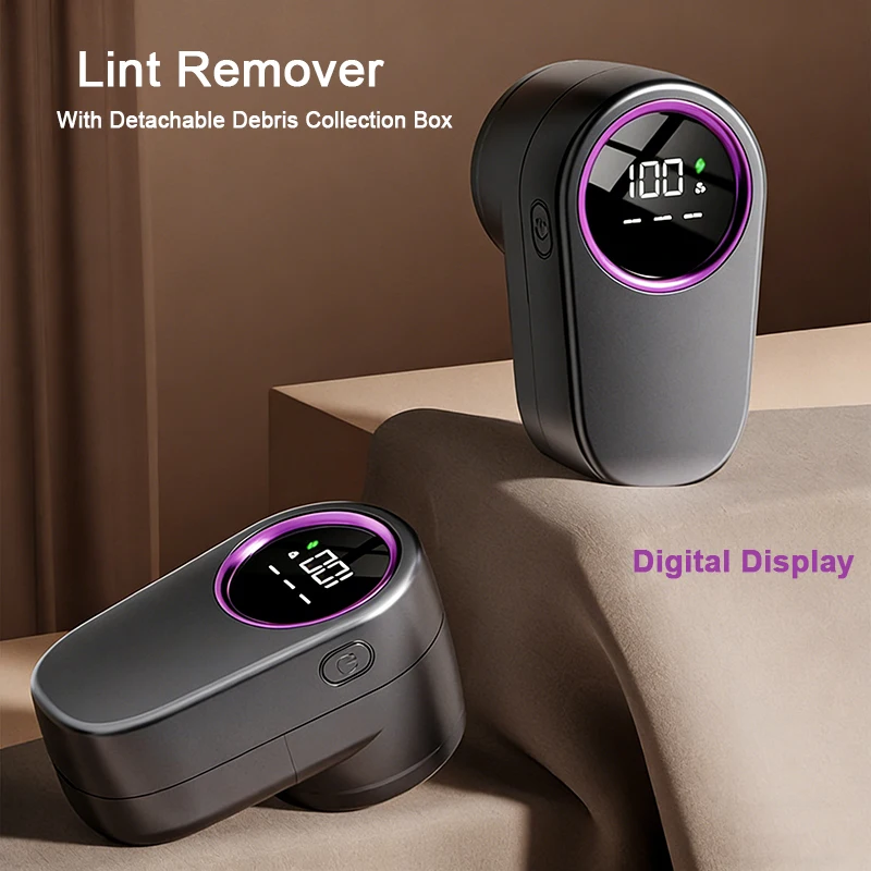 

Одежда для удаления ворса, цифровой электрический пеллет для удаления пуха, перезаряжаемая тканевая бритва, свитер со съемной коробкой для сбора