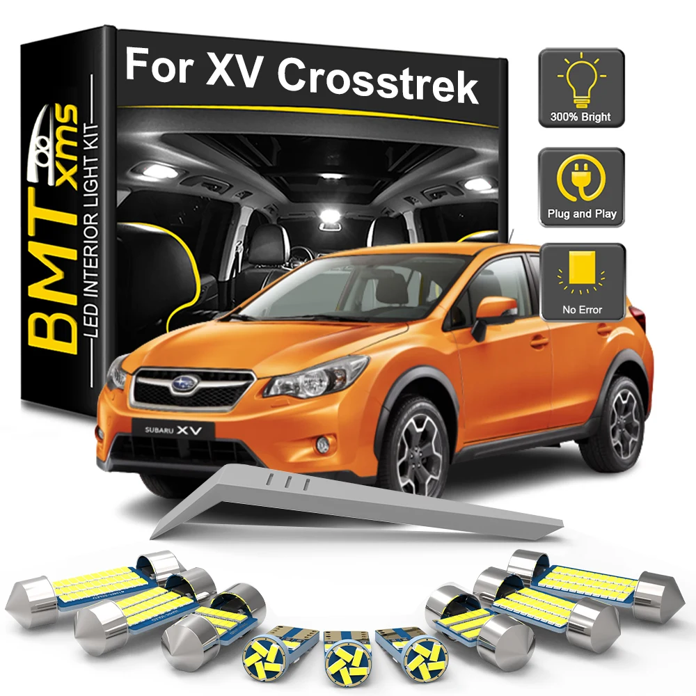 BMTxms Light Bulb Kit For Subaru XV Crosstrek 2013-2021 2022 2023 2024 Canbus Car Indoor Dome Reading Trunk Vehicle LED Interior