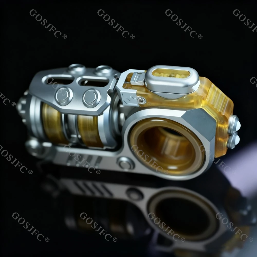 ZZ EDC Bean Z Slider EDC Aluminum PEl Connector Attachment Sinian Fidget Necklace Metal Fidget Toys Antistress For Adult