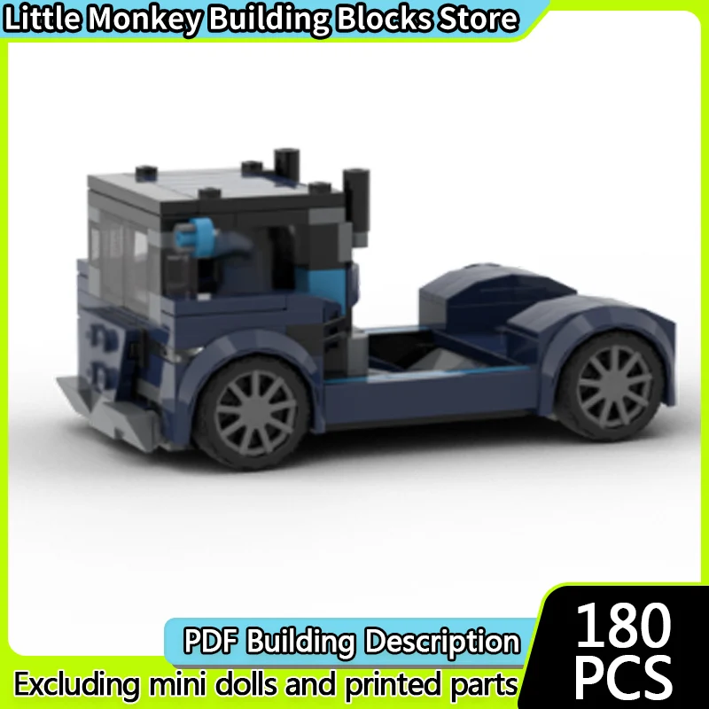 

Speed Racing Car Model MOC Building Bricks Classic Transport Truck Modular Technology Children Holiday Gifts Assemble Toys Suit