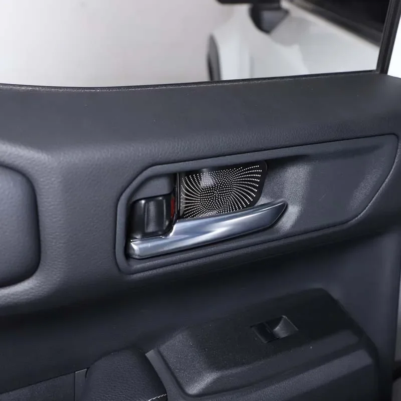 

Suetlcoity For Toyota Land Cruiser Prado 250 LC250 2024-25 Car Inner Door Bowl cover Decoration Sticker Interior Car Accessories