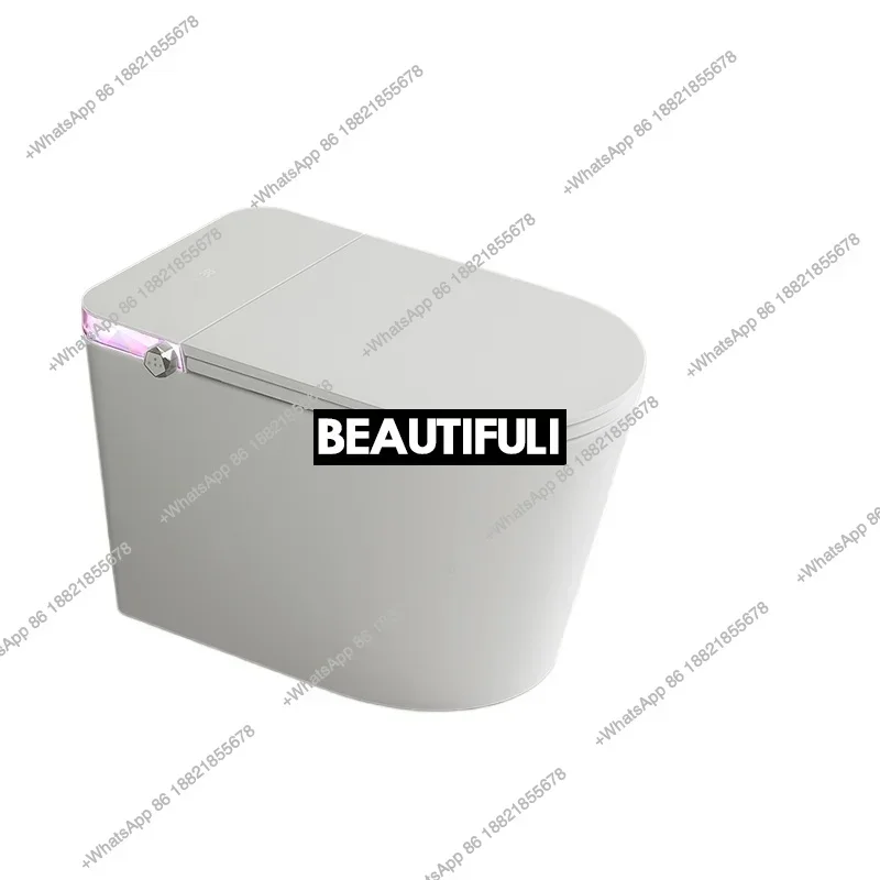 Z136Light smart toilet, with water tank without water pressure limit, light flush semi-automatic toilet A7