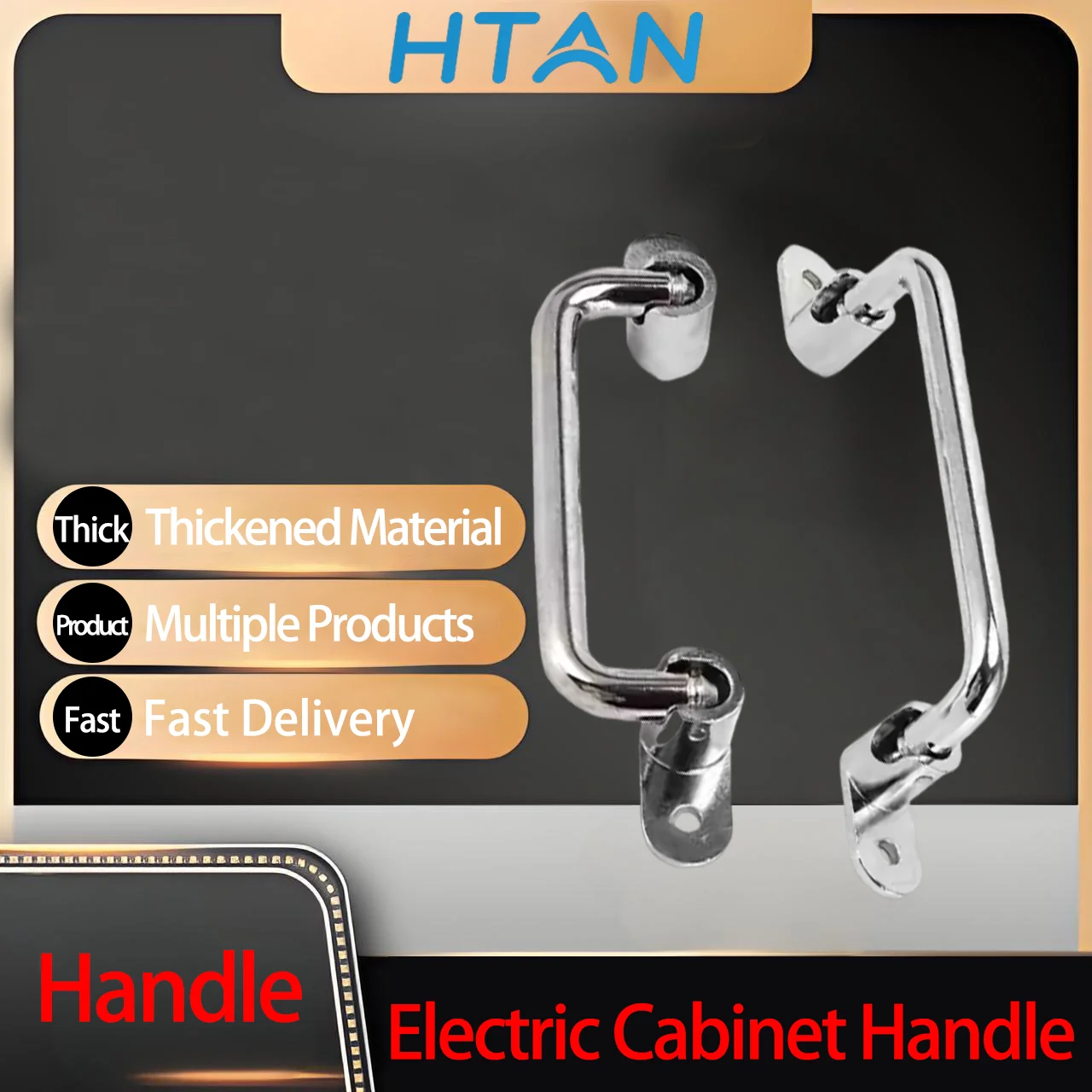 

Stainless Steel Foldable Embedded Cabinet Handle for Industrial Electrical Machinery Automation Equipment
