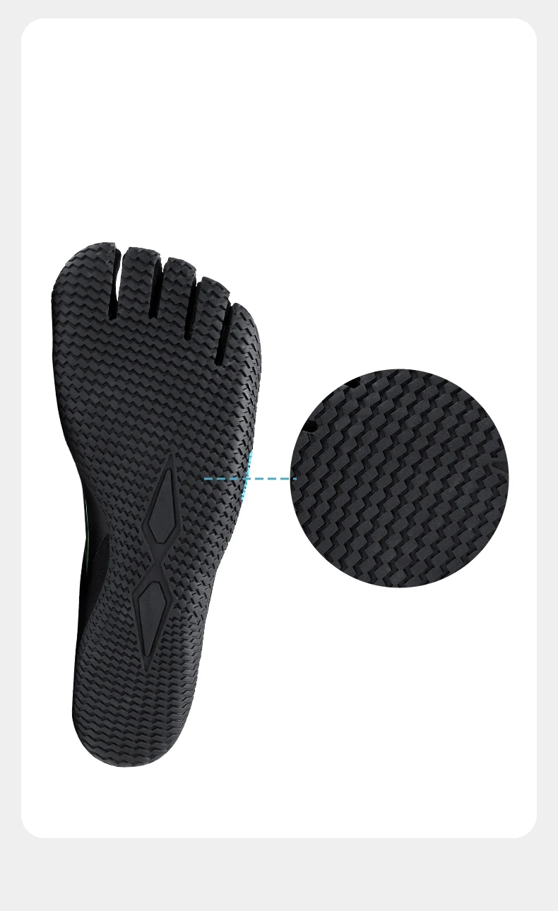 Professionelle Fünf-Zehen-Gym-Trainingsschuhe, Indoor-Sportschuhe, Komfort-Gewichtheber-Trainingsschuhe, Wander- und Watschuhe, rutschfest – Detail 8