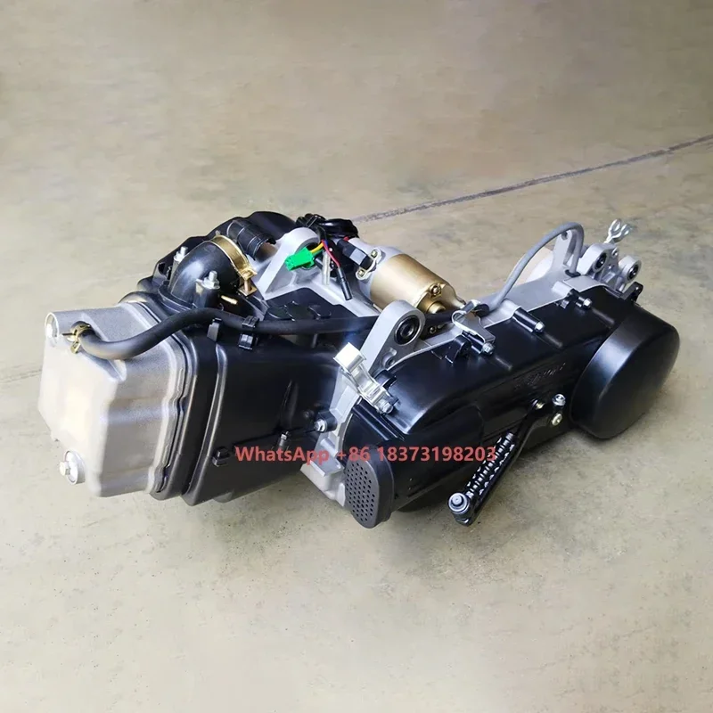 Factory Direct Sales GY6 180cc 11-pole Single-cylinder Four-stroke Motorcycle Scooter Engine Assembly Long Box Short Shaft